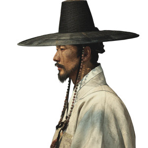 Joseon-Era Korean Man Vinyl Car Decal Sticker – Waterproof & UV-Resistant 6.826666666666667"