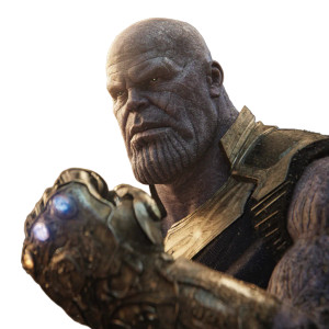Thanos With Glove Vinyl Car Decal Sticker – Waterproof & UV-Resistant 6.826666666666667"