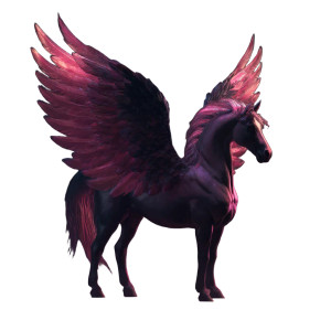 Majestic Pegasus V3 Vinyl Car Decal Sticker – Waterproof & UV-Resistant 3.4133333333333336"