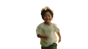 Joyful Running Boy V7 Vinyl Car Decal Sticker – Waterproof & UV-Resistant 2.72"