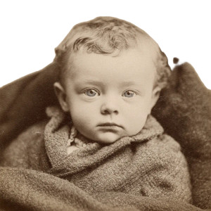 Victorian Newborn Baby Vinyl Car Decal Sticker – Waterproof & UV-Resistant 3.4133333333333336"