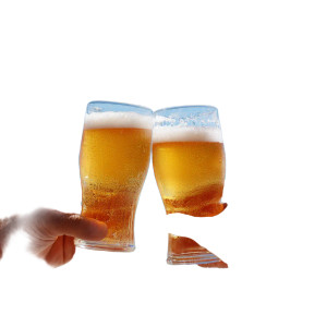 Toasting At Beach Vinyl Car Decal Sticker – Waterproof & UV-Resistant 6.826666666666667"