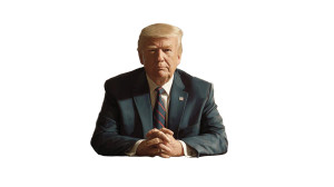 Presidential Portrait V3 Vinyl Car Decal Sticker – Waterproof & UV-Resistant 5.4