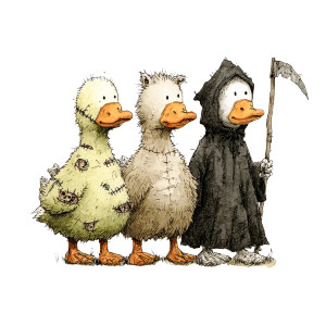 Halloween Geese Trio V4 Vinyl Car Decal Sticker – Waterproof & UV-Resistant 3.4133333333333336" Halloween Geese Trio V4 Vinyl Car Decal Sticker – Waterproof & UV-Resistant 3.4133333333333336"