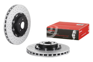 Eye-Catching Brembo Brake Rotor | Vented Cross Drilled | Fits 2005-2006 Mercedes-Benz S65 AMG, CL65 AMG Eye-Catching Brembo Brake Rotor | Vented Cross Drilled | Fits 2005-2006 Mercedes-Benz S65 AMG, CL65 AMG
