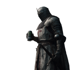 Crusader Knight Energy Vinyl Car Decal Sticker – Waterproof & UV-Resistant 3.4133333333333336"