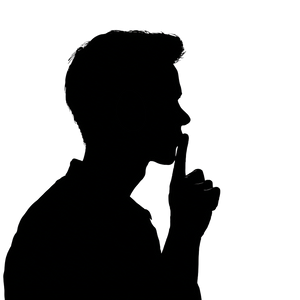 Silent Man Gesture Vinyl Car Decal Sticker – Waterproof & UV-Resistant 3.4133333333333336"