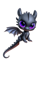 Tiny Shiny Dragon V2 Vinyl Car Decal Sticker – Waterproof & UV-Resistant 4.8533333333333335"