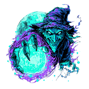 Evil Witch Head V2 Vinyl Car Decal Sticker – Waterproof & UV-Resistant 3.4133333333333336"