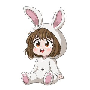 Chibby Bunny Vinyl Car Decal Sticker – Waterproof & UV-Resistant 3.4133333333333336" Chibby Bunny Vinyl Car Decal Sticker – Waterproof & UV-Resistant 3.4133333333333336"