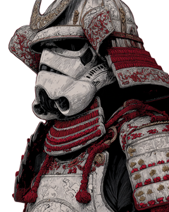 Samurai Stormtrooper V5 Vinyl Car Decal Sticker – Waterproof & UV-Resistant 4.0"
