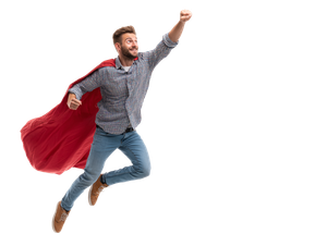 Flying Happy Man Vinyl Car Decal Sticker – Waterproof & UV-Resistant 6.1866666666666665"