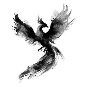 Phoenix Tattoo Design V12 Vinyl Car Decal Sticker – Waterproof & UV-Resistant 3.4133333333333336"