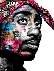 Cartoon Tupac Vinyl Car Decal Sticker – Waterproof & UV-Resistant 4.1066666666666665"