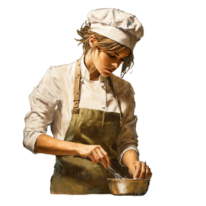 Chef Woman Vinyl Car Decal Sticker – Waterproof & UV-Resistant 3.4133333333333336" Chef Woman Vinyl Car Decal Sticker – Waterproof & UV-Resistant 3.4133333333333336"