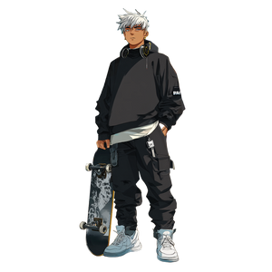 Young Streetwear Icon Vinyl Car Decal Sticker – Waterproof & UV-Resistant 3.4133333333333336"