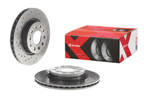 Enhance Performance with Brembo Xtra Vented Cross Drilled Brake Rotor | Fit VW Jetta 2011-2015 Enhance Performance with Brembo Xtra Vented Cross Drilled Brake Rotor | Fit VW Jetta 2011-2015