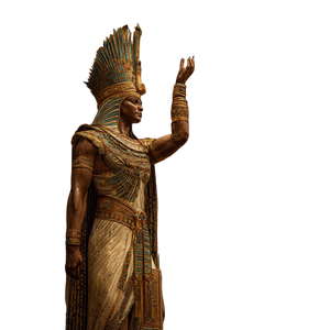 Pharaoh Before Throne Vinyl Car Decal Sticker – Waterproof & UV-Resistant 3.4133333333333336"