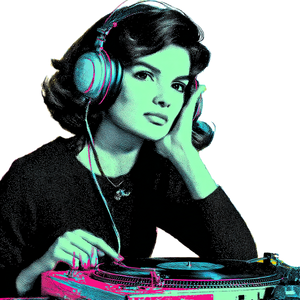 Jackie Kennedy Dj Vinyl Car Decal Sticker – Waterproof & UV-Resistant 3.4133333333333336"
