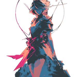 Abstract Mage Vinyl Car Decal Sticker – Waterproof & UV-Resistant 3.4133333333333336"