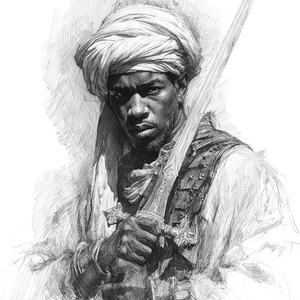 African Muslim Warrior Vinyl Car Decal Sticker – Waterproof & UV-Resistant 3.4133333333333336" African Muslim Warrior Vinyl Car Decal Sticker – Waterproof & UV-Resistant 3.4133333333333336"