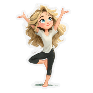 Blonde Yoga Girl V2 Vinyl Car Decal Sticker – Waterproof & UV-Resistant 3.4133333333333336" Blonde Yoga Girl V2 Vinyl Car Decal Sticker – Waterproof & UV-Resistant 3.4133333333333336"