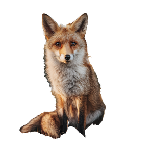 Adorable Fox Vinyl Car Decal Sticker – Waterproof & UV-Resistant 3.4133333333333336"