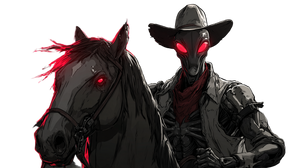 Alien Cowboy Moon Vinyl Car Decal Sticker – Waterproof & UV-Resistant 5.4