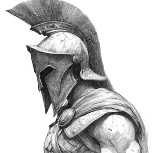 Spartan Warrior V262 Vinyl Car Decal Sticker – Waterproof & UV-Resistant 3.4133333333333336"