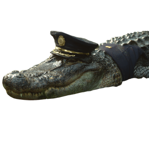 Alligator Cop Vinyl Car Decal Sticker – Waterproof & UV-Resistant 3.4133333333333336" Alligator Cop Vinyl Car Decal Sticker – Waterproof & UV-Resistant 3.4133333333333336"