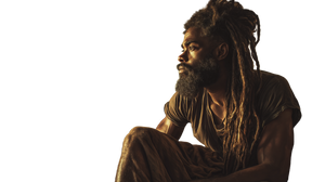 Contemplative Man V7 Vinyl Car Decal Sticker – Waterproof & UV-Resistant 2.72"