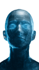 Futuristic Ai Head V5 Vinyl Car Decal Sticker – Waterproof & UV-Resistant 9.706666666666667"