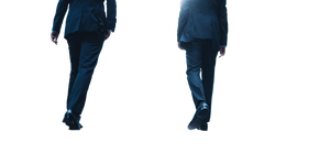 Auditors Walking Away Vinyl Car Decal Sticker – Waterproof & UV-Resistant 2.56"