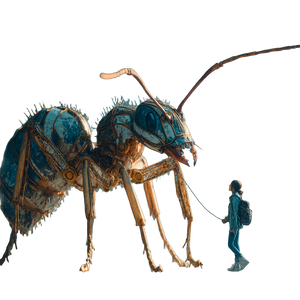 Giant Ant Walk Vinyl Car Decal Sticker – Waterproof & UV-Resistant 6.826666666666667"