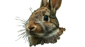 Wild Rabbit Burrow Vinyl Car Decal Sticker – Waterproof & UV-Resistant 5.4