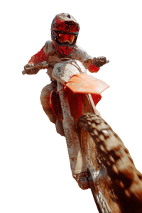 Motocross Rider V3 Vinyl Car Decal Sticker – Waterproof & UV-Resistant 8.96"