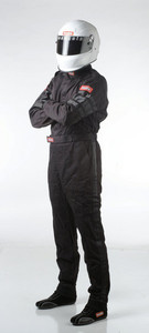 RaceQuip 110 Series One Piece Suit | Medium | SFI 3.2A/1 Rated | Black Pyrovatex RaceQuip 110 Series One Piece Suit | Medium | SFI 3.2A/1 Rated | Black Pyrovatex