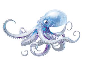 Futuristic Ai Octopus Vinyl Car Decal Sticker – Waterproof & UV-Resistant 6.1866666666666665" Futuristic Ai Octopus Vinyl Car Decal Sticker – Waterproof & UV-Resistant 6.1866666666666665"