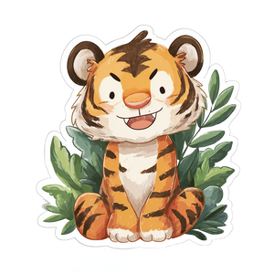 Angry Tiger Sticker Vinyl Car Decal Sticker – Waterproof & UV-Resistant 3.4133333333333336" Angry Tiger Sticker Vinyl Car Decal Sticker – Waterproof & UV-Resistant 3.4133333333333336"