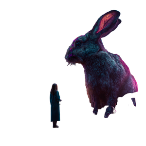 Giant Rabbit Fantasy Vinyl Car Decal Sticker – Waterproof & UV-Resistant 3.4133333333333336" Giant Rabbit Fantasy Vinyl Car Decal Sticker – Waterproof & UV-Resistant 3.4133333333333336"