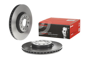 High Performace Brembo Vented Brake Rotor | Corrosion Resistant | 312mm Diameter | Single Piece Design