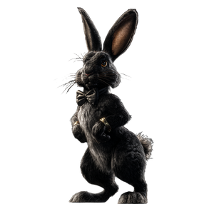 Stylish Black Rabbit Vinyl Car Decal Sticker – Waterproof & UV-Resistant 3.4133333333333336" Stylish Black Rabbit Vinyl Car Decal Sticker – Waterproof & UV-Resistant 3.4133333333333336"