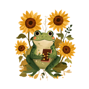 Frog With Chocolate Vinyl Car Decal Sticker – Waterproof & UV-Resistant 3.4133333333333336"