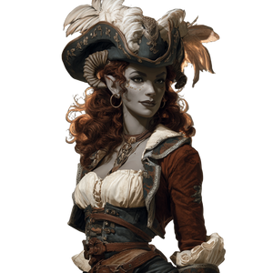 Pirate Captain Tiefling Vinyl Car Decal Sticker – Waterproof & UV-Resistant 3.4133333333333336" Pirate Captain Tiefling Vinyl Car Decal Sticker – Waterproof & UV-Resistant 3.4133333333333336"