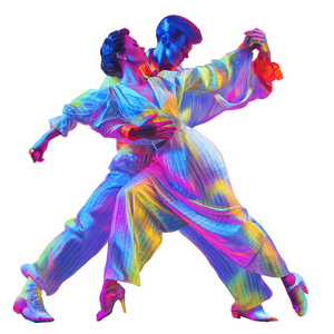 Dancing Slavic Couple V2 Vinyl Car Decal Sticker – Waterproof & UV-Resistant 6.826666666666667"
