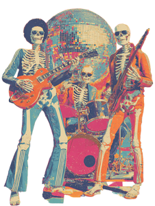 Skeleton Band Halloween Vinyl Car Decal Sticker – Waterproof & UV-Resistant 4.1066666666666665" Skeleton Band Halloween Vinyl Car Decal Sticker – Waterproof & UV-Resistant 4.1066666666666665"