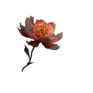 Ember Flower Vinyl Car Decal Sticker – Waterproof & UV-Resistant 3.4133333333333336"