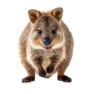 Evil Smiling Quokka Vinyl Car Decal Sticker – Waterproof & UV-Resistant 6.826666666666667"