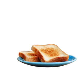 Blue Plate Toast Vinyl Car Decal Sticker – Waterproof & UV-Resistant 3.4133333333333336"