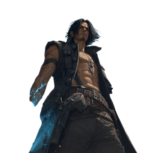 Blue Plasma Pirate Vinyl Car Decal Sticker – Waterproof & UV-Resistant 3.4133333333333336"